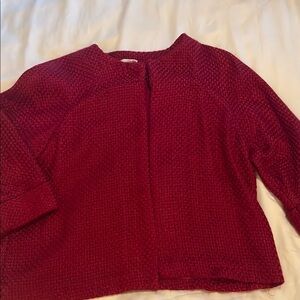 Chico’s blazer in beautiful wine color